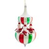 Italian Ornaments 6.5 Inch Santa Claus Drop Mgd Carousel Ornament Tree Ornaments - 2 of 3