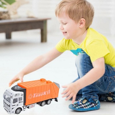 Kitcheniva 1:48 Garbage Truck Trash Bin Vehicles Diecast Car Toy