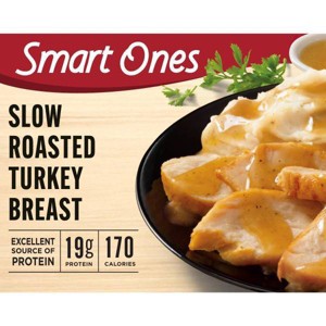 Smart Ones Frozen Slow Roasted Turkey Breast Meal - 9oz - 1 of 4