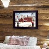 Gulches Series "Winter Friends" in by Billy Jacobs 1 Piece Black Frame Print Modern Home Decor Poster Art Print 14 in. x 1 in. - 2 of 4