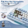 YUNZII B87 Mechanical Keyboard,Hot Swap Gasket Mount RGB Backlit Gaming with Wrist Rest - 3 of 4
