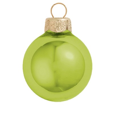 Northlight 12ct Shiny Glass Ball Christmas Ornament Set 2.75" - Soft Yellow