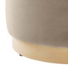 Modway Tilden 16 in. Round Performance Velvet Upholstered Ottoman - 3 of 4