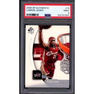 LeBron James Card 2005-06 SP Authentic #14 PSA 9 - 1 of 2