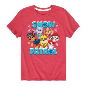 Boys' - Paw Patrol - Snow Patrol Short Sleeve Graphic T-Shirt - 1 of 4