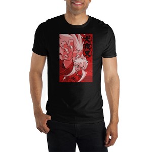 Inuyasha Anime Cartoon Mens Graphic Tee - 1 of 3