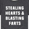 Boys' - Instant Message - Stealing Hearts And Blasting Farts Short Sleeve Graphic T-Shirt - 2 of 4