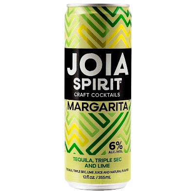 Joia Spirit Sparkling Margarita Cocktail - 355ml Can