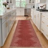 2x6 Hallway Runner Rug Low Pile Machine Washable Rugs Modern Stripe Geometric Foldable Minimalistic Carpet with Rubber Backing for Entryway Hallway - 4 of 4