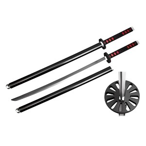 Edgework Imports Demon Slayer Kyojuro Rengoku 40.5 Inch Foam Replica Samurai Sword - 1 of 3