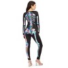 Tipsy Elves Form Fitting Skeleton Bodysuits for Halloween - Sexy Skeleton Costume - Women's White Skeleton Bodysuit Halloween Costume Size Large - 2 of 4