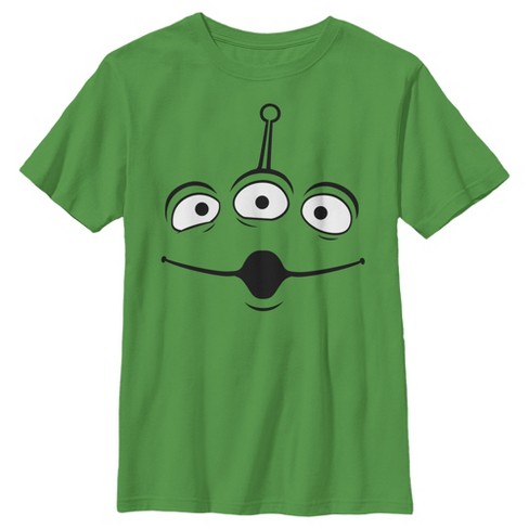 Boy's Toy Story Squeeze Alien Costume Tee T-Shirt - Kelly Green - Medium