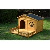 SEVOBAL Pet Crates and Houses Outdoor Weatherproof Dog House Elevated Moisture-Resistant Floor Easy Cleaning, Beige, 48"*48"*33" - 2 of 4