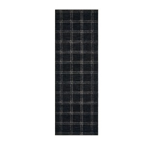 Washable Indoor Modern Living Room Area Rugs, Geometric Checkered Home Decor Carpet for Bedroom Dining Room Nursery - 1 of 4