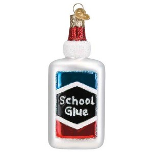 Old World Christmas 3.75 In School Glue Squeeze Bottle Project Tree Ornaments - 1 of 3