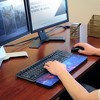 Insten Keyboard Wrist Rest Pad, Anti-Slip Ergonomic Palm Cushion Support for Comfortable Typing and Pain Relief, 17.3 x 3.7 in, Galaxy - 2 of 4