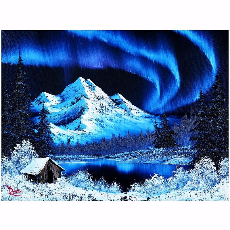 Toynk Bob Ross Northern Lights Aurora Borealis Puzzle | 1000 Piece Jigsaw Puzzle, 1 of 8