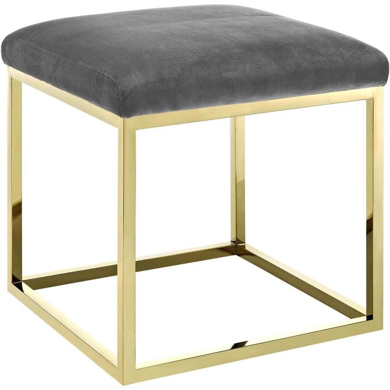 Modway Anticipate Ottoman Gold Gray, 1 of 2