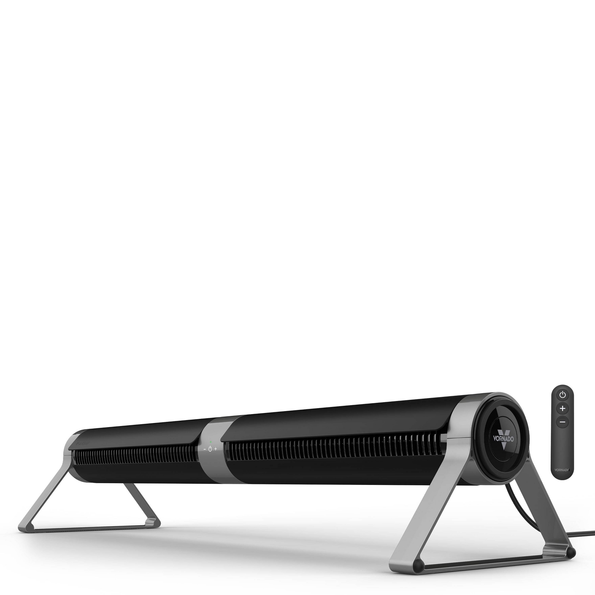 Vornado Airbar 6 44" Tower Fan and Horizontal Air Circulator with Remote Control: Adjustable Tilt, Quiet, 3 Speeds, Electric