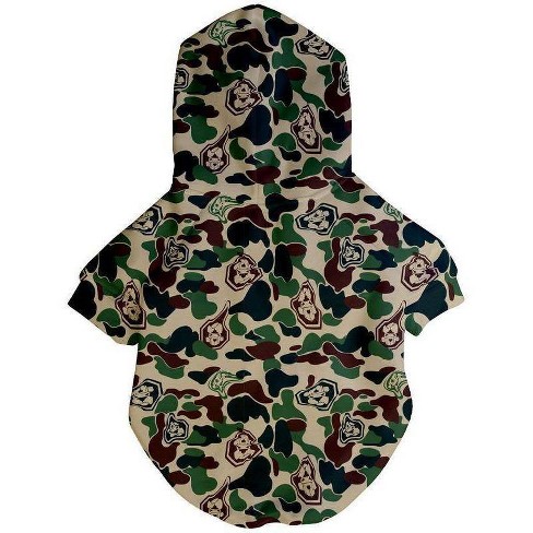 Fresh Pawz Hype Camo Dog And Cat Hoodie : Target
