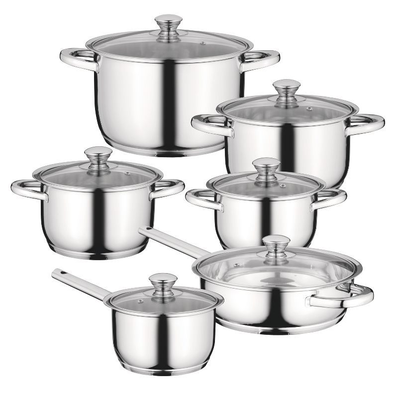 BergHOFF Essentials Gourmet 12Pc 18/10 Stainless Steel Cookware Set, 1 of 8