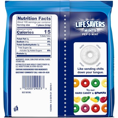 Life Savers Pep-O-Mint Sharing Size - 13oz