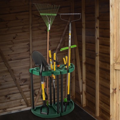 Green and Black Plastic Corner Tool Organizer 2-Pack