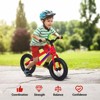 Toddler Balance Bike 2 Year Old, 12 Inch No Pedal Kids Bike for 2-5 Years Old, Lightweight Push Bicycle with Adjustable Handlebar and Seat - 4 of 4