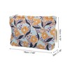 Unique Bargains Multifunctional Embossment Jacquard Handheld Makeup Bag 1 Pc - 2 of 4