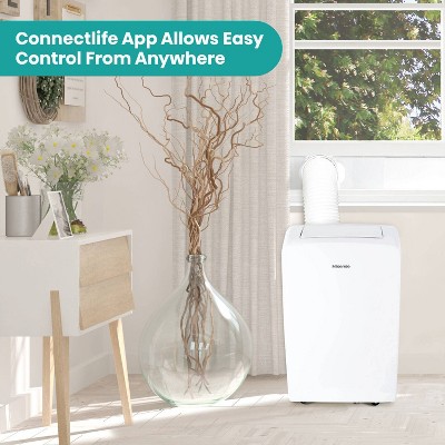 Hisense 8,000 BTU White Portable Air Conditioner with Wi-Fi and Remote