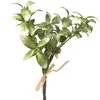 Northlight Satin Pothos Leaf Artificial Bundles - 13" - Green - Set of 6 - 3 of 4
