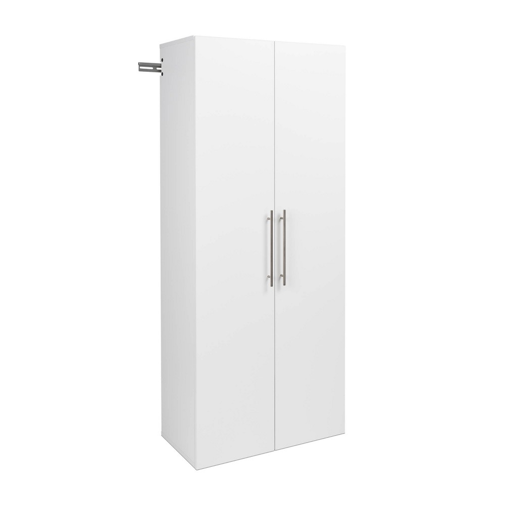 Photos - Wardrobe 30" Hangups Large Storage Cabinet White - Prepac