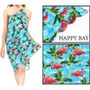 HAPPY BAY Women's Summer Beach Wraps Bikini Pareos Beachwear Cover-Up Skirt Swimwear Vacation Cover Up Sarong Coverups for the Beach One Size Allover - 4 of 4