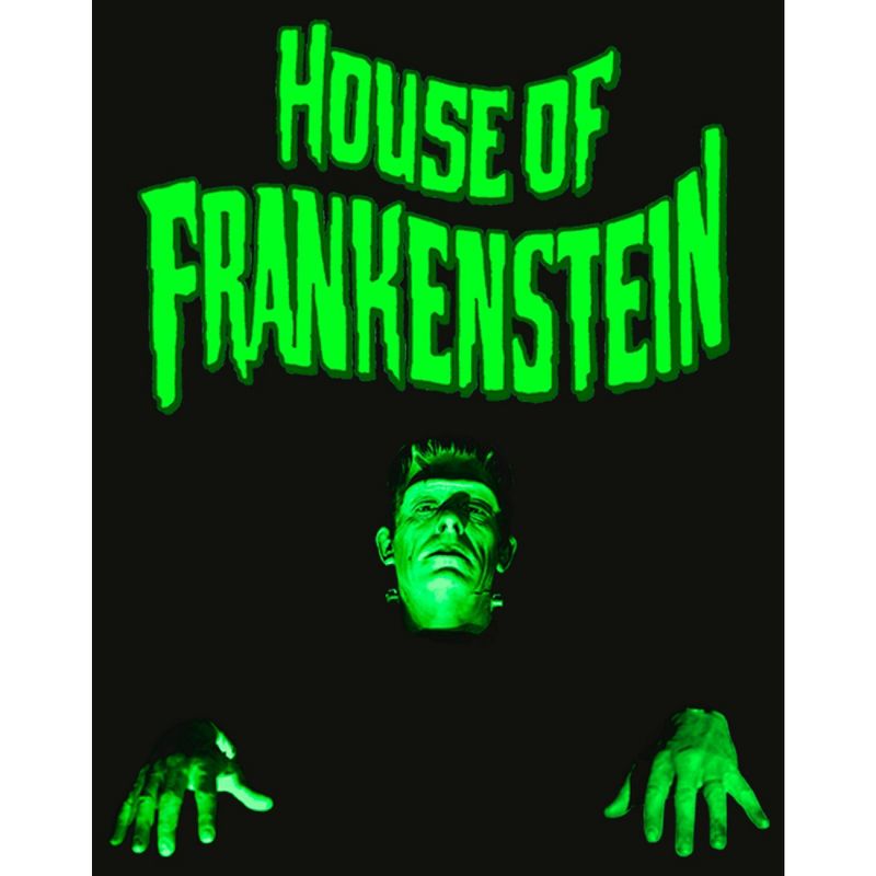 Men's Universal Monsters House of Frankenstein Creation Long Sleeve Shirt, 2 of 5