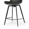 Maven Lane Victor Counter Stool with Faux Leather 26" - 4 of 4