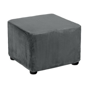 Unique Bargains Stretch Band Furniture Protecting Square Stool Covers - 1 of 4