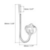 Unique Bargains Zinc Alloy Single Prong Retro Hanging Towel Backpack Clothes Scarf Keys Hat Wall Hooks 2 Pcs - 2 of 4