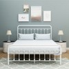 Queen Size Metal Platform Bed with Headboard and Footboard - 3 of 4