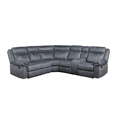 131" Dollum Two-Tone Sectional Sofa - Acme Furniture