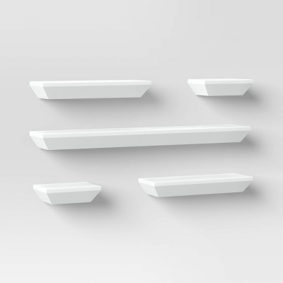 5pc Wedge Shelves White - Threshold™