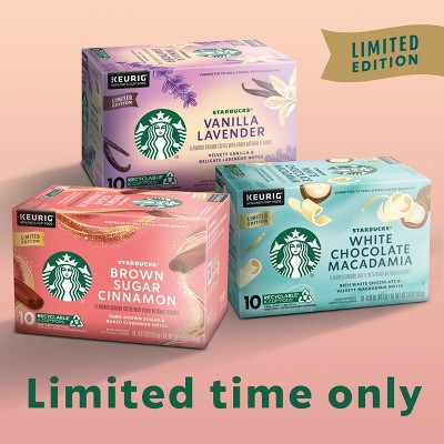 Starbucks Brown Sugar Cinnamon Flavor Dark Roast Keurig K-Cup Coffee Pods - 22ct/7.9oz