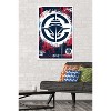 Trends International NBA Los Angeles Clippers - Maximalist Logo 24 Framed Wall Poster Prints - 2 of 4