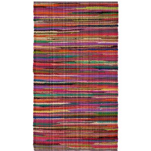 Rag Rug RAR240 Hand Woven Indoor Rugs - Safavieh - 1 of 4