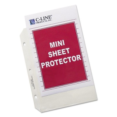 C-Line Heavyweight Polypropylene Sheet Protector Clear 2" 8 1/2 x 5 1/2 50/BX 62058