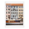 Ninasclicks Copenhagen Pastel Nyhavn houses and boat Art Print and Hanger - Society6 - 2 of 2