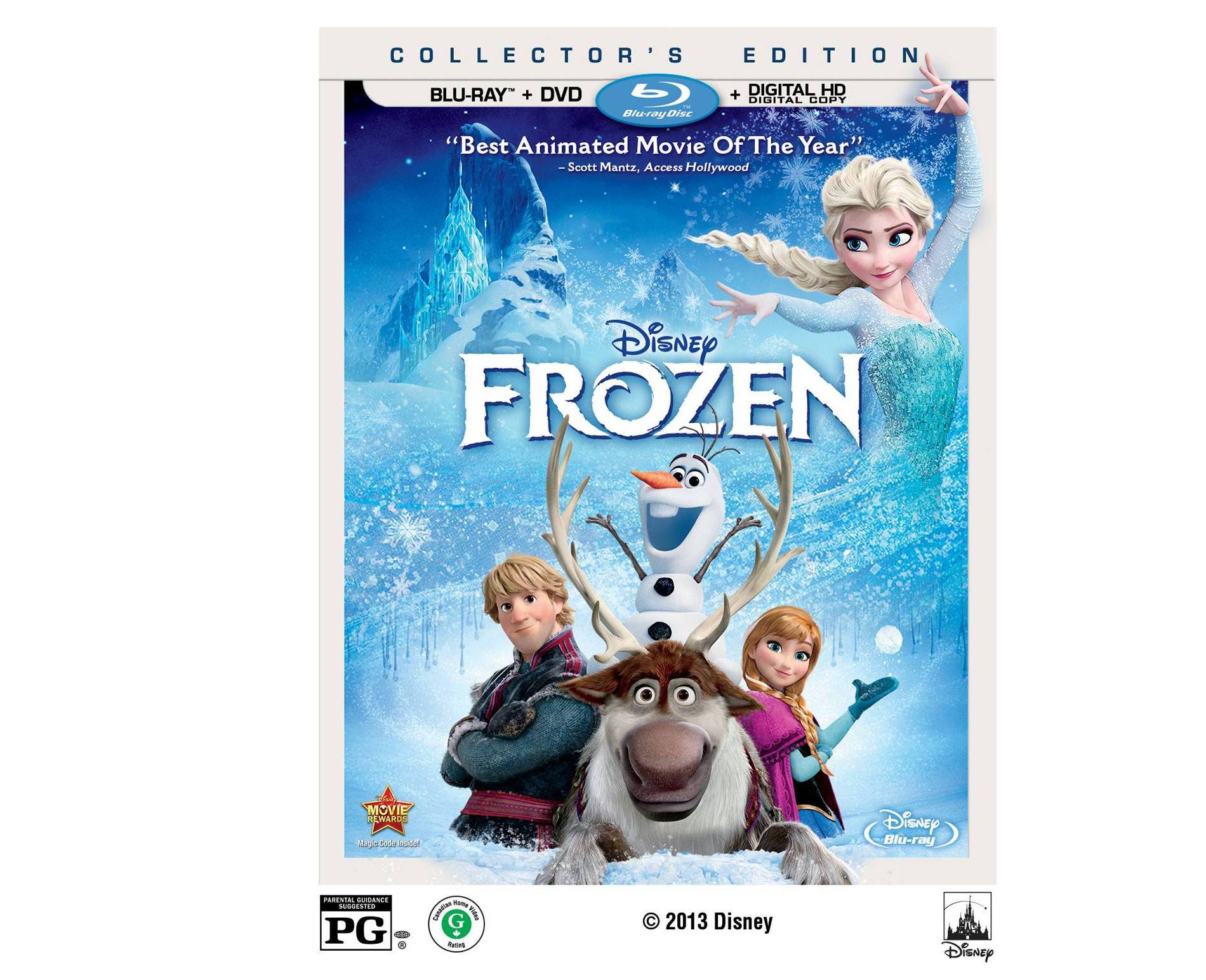 Frozen (Blu-ray + DVD + Digital)