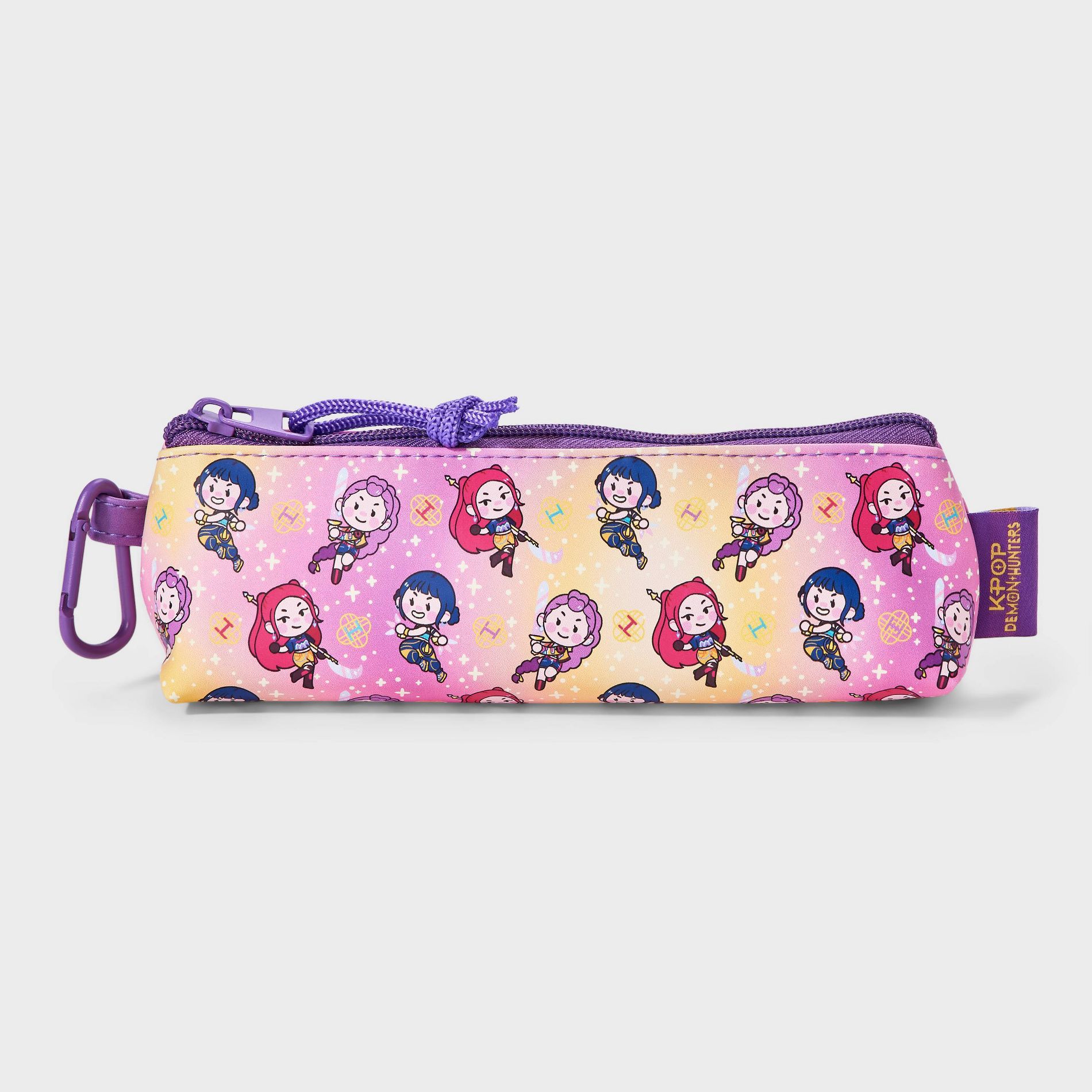 KPop Demon Hunters Pencil Pouch - Pink/Purple