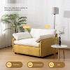 MYINDA Oversized Single Sofa Chair,Wide and Deep Seat Accent Chair,for Living Room,Apartment,Bedroom,yellow - 4 of 4