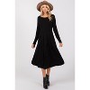 WEST K Women's Charlee Long Sleeve A-line Knit Dress with Pockets - 3 of 4