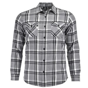 Burnside Men's Plaid Yarn Dyed Modern Fit Flannel Shirt - 1 of 3
